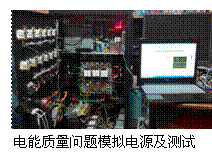 文本框: 电能质量问题模拟电源及测试系统
